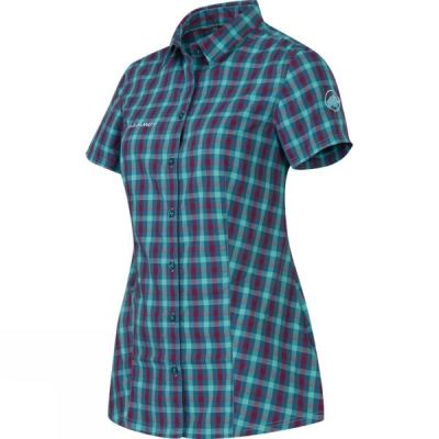 Camisa Mammut Kirsi Mujer - Verde / Fucsia - Chile HRJ603941